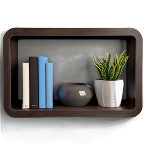 Sleek Modern Wall Shelf PNG 10 PNG