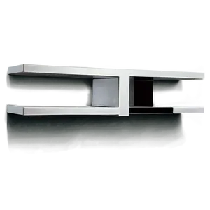Sleek Modern Wall Shelf PNG Igb PNG