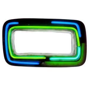 Sleek Neon Rectangle PNG Ktb PNG