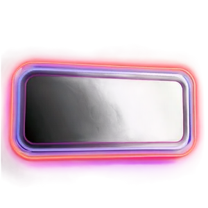 Sleek Neon Rectangle PNG Qsm47 PNG