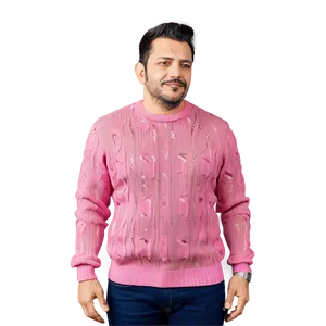 Sleek Pink Sweater PNG Ima43