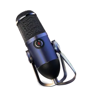 Sleek Podcasting Microphone Design Png 06202024 PNG image