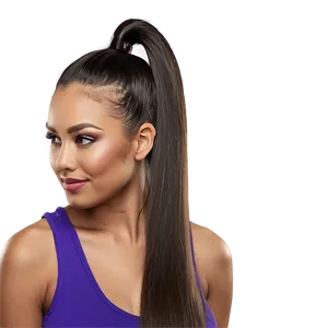 Sleek Ponytail Long Hair PNG Djq11 PNG