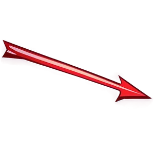 Sleek Red Arrow Transparent Png Mcw28 PNG image