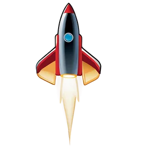 Sleek Rocketship PNG Vyc24 PNG