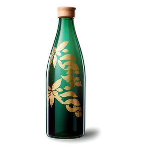 Sleek Sake Bottle Png 06132024 PNG image