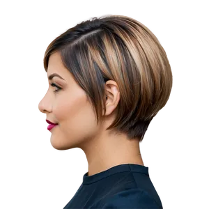 Sleek Short Hairdo Png Aii41 PNG image