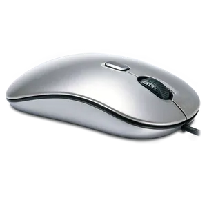 Sleek Silver Mac Mouse Png 06282024 PNG image