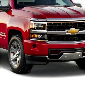 Sleek Silverado Pickup PNG 60