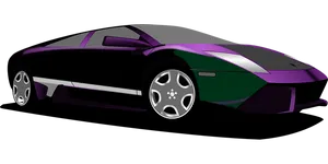 Sleek Sports Car Illustration