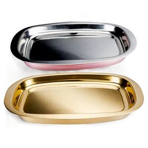 Sleek Stainless Steel Tray PNG Wvu PNG