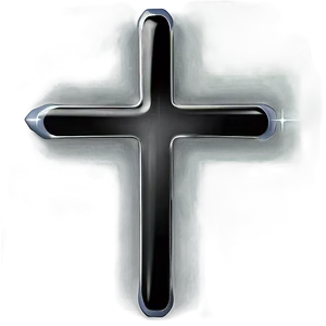 Sleek Thin Cross Graphic Png Kfa80 PNG image