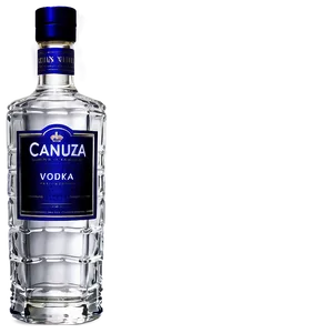 Sleek Vodka Bottle PNG 06212024