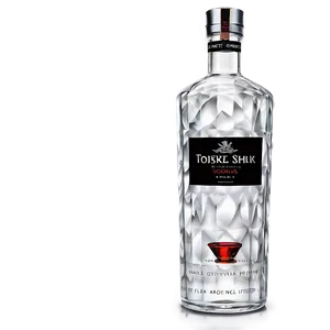 Sleek Vodka Bottle PNG 63