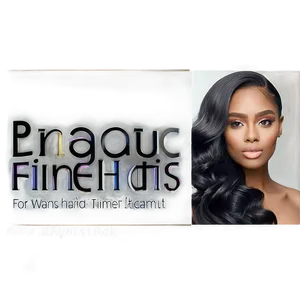 Sleek Waves For Fine Hair Png Yij PNG image