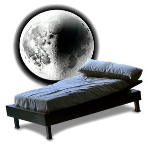 Sleep On Moon PNG Uhg65
