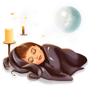 Sleep With Moonlight Png 05232024 PNG image