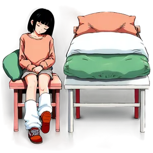 Sleeping Anime Character Png Yii73 PNG image