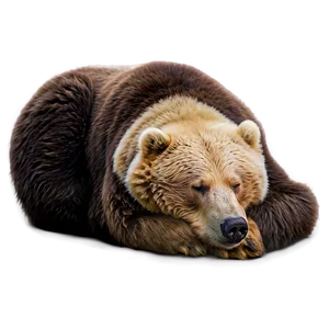 Sleeping Bear PNG Gbc38