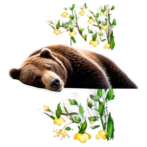 Sleeping Bear PNG Hif97