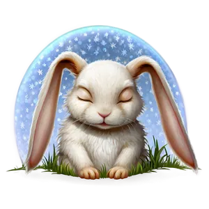 Sleeping Bunny Rabbit Png 74 PNG image