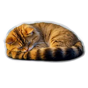 Sleeping Cat Png Rvy PNG image