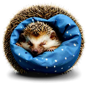 Sleeping Hedgehog Png Dxh PNG image