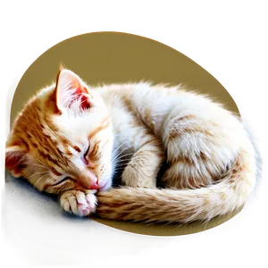 Sleeping Kitten PNG Jxd97