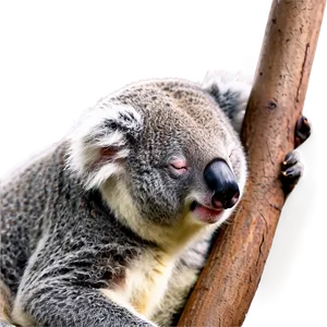 Sleeping Koala PNG Mhg58