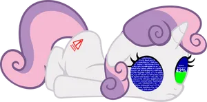 Sleeping M L P Characterwith System Error PNG