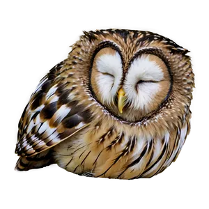Sleeping Owl Png 05232024 PNG image