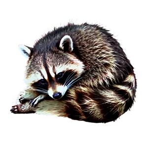 Sleeping Raccoon Png Gkr80 PNG image