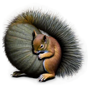 Sleeping Squirrel Png Aqp PNG image