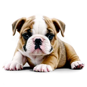 Sleepy Bulldog Puppies Png 2 PNG image