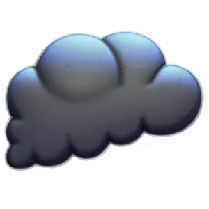 Sleepy Cloud Emoji Png 21 PNG image