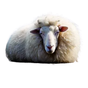 Sleepy Sheep PNG Cyp