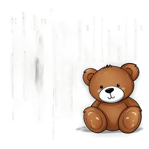Sleepy Teddy Bear Clipart PNG 06282024