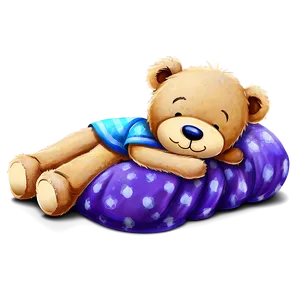 Sleepy Teddy Bear Clipart PNG Ctj PNG