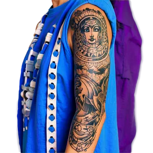 Sleeve Tattoo Drawings Png 06262024 PNG image