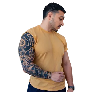 Sleeve Tattoo For Guys PNG Prd