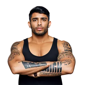 Sleeve Tattoo With Quotes PNG Lux39 PNG