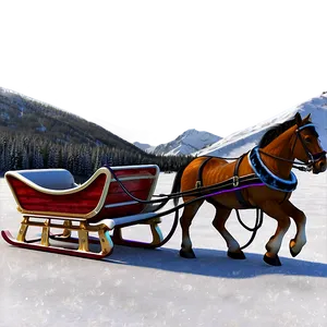 Sleigh Ride Scene PNG 37 PNG