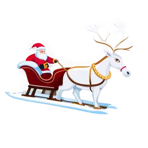 Sleigh Ride Scene PNG Ajj PNG