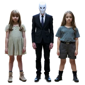 Slender Man Behind You PNG Eud PNG