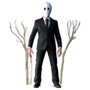 Slender Man Behind You PNG Kvy PNG