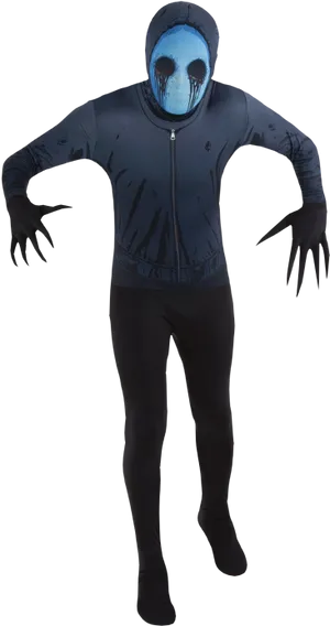 Slender_ Man_ Costume_ Pose PNG image