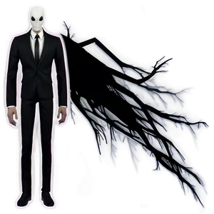 Slender Man In Shadows PNG 72