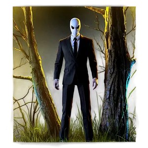 Slender Man In Shadows PNG Dgx PNG