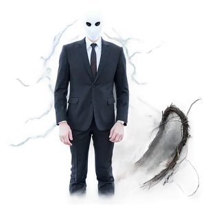 Slender Man In The Fog PNG Xwh