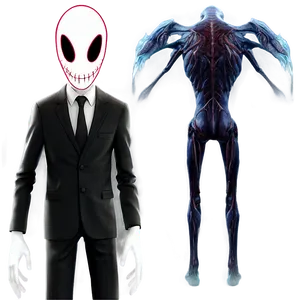 Slender Man Legend PNG Rrk15
